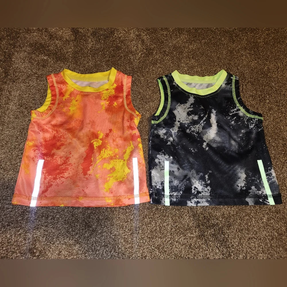 💓3/$15 Athletic Works Set of 2 Tank Tops 18 Months